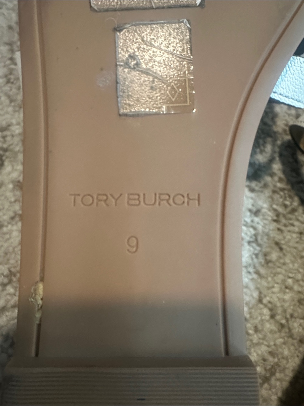 Tory Burch Women's Ines Cage Slide Leather Sandals 9 - Picture 7 of 7